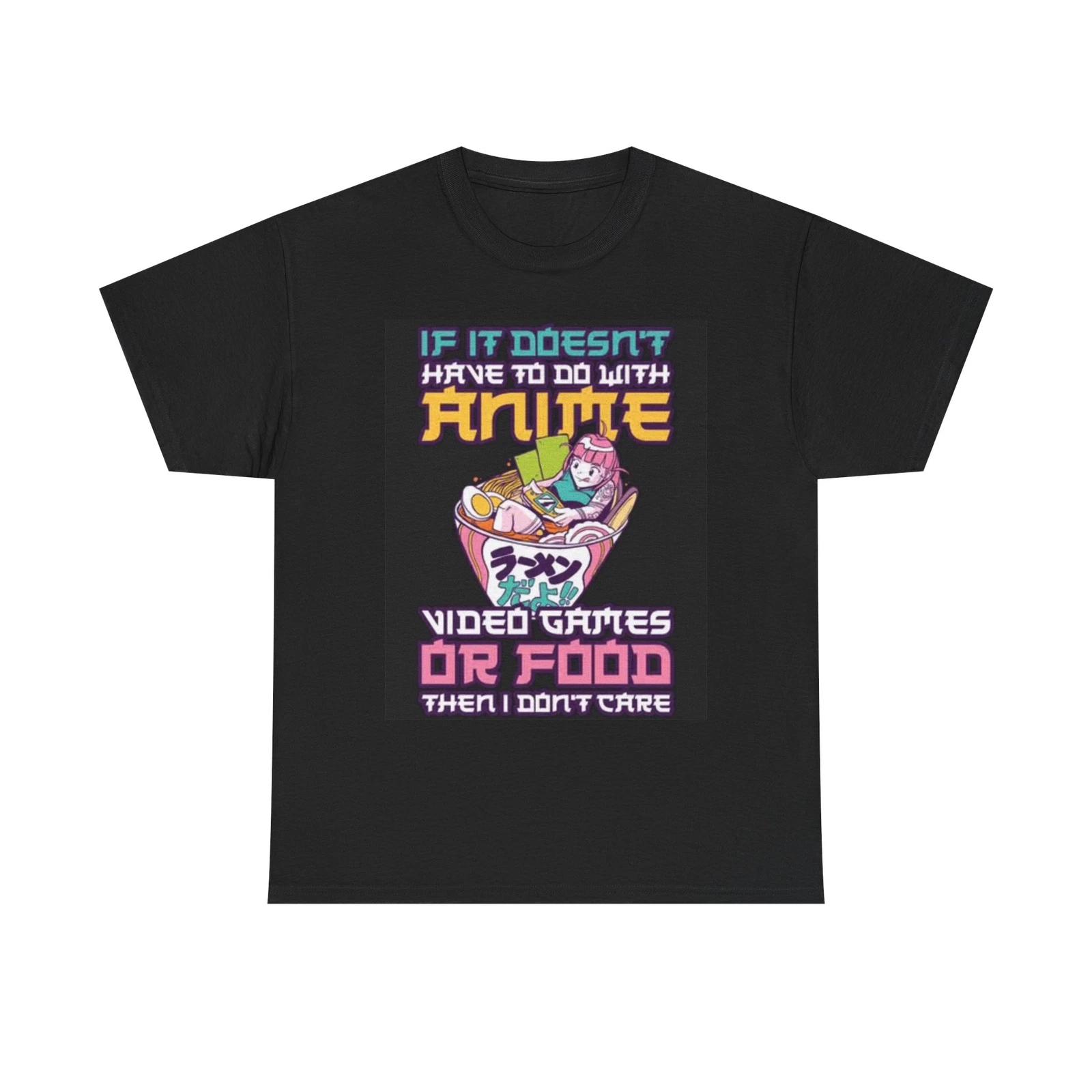 Men s and Women s T-shirts Video Games Anime Funny Graphic XL