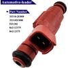 4Pcs FJ1182 35310-2E000 Fuel Injectors Nozzle Engine Replacement for Hyundai Elantra 2011-2015, for Kia Forte 2015 Soul 2012-2013 1.8L L4 842-12375
