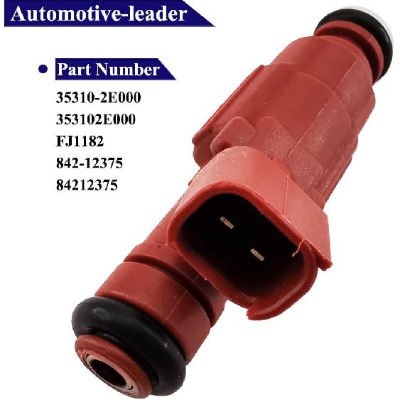 4Pcs FJ1182 35310-2E000 Fuel Injectors Nozzle Engine Replacement for Hyundai Elantra 2011-2015, for Kia Forte 2015 Soul 2012-2013 1.8L L4 842-12375