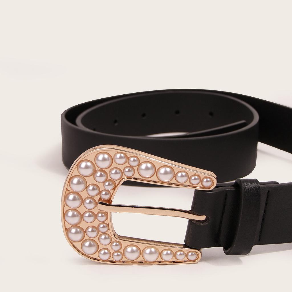 Dress Belt, Summer Accessory, Versatile Artistic Pearl Belt, Women's Decoration, High-end Look, Lazy Person's Cinched Waist Belt