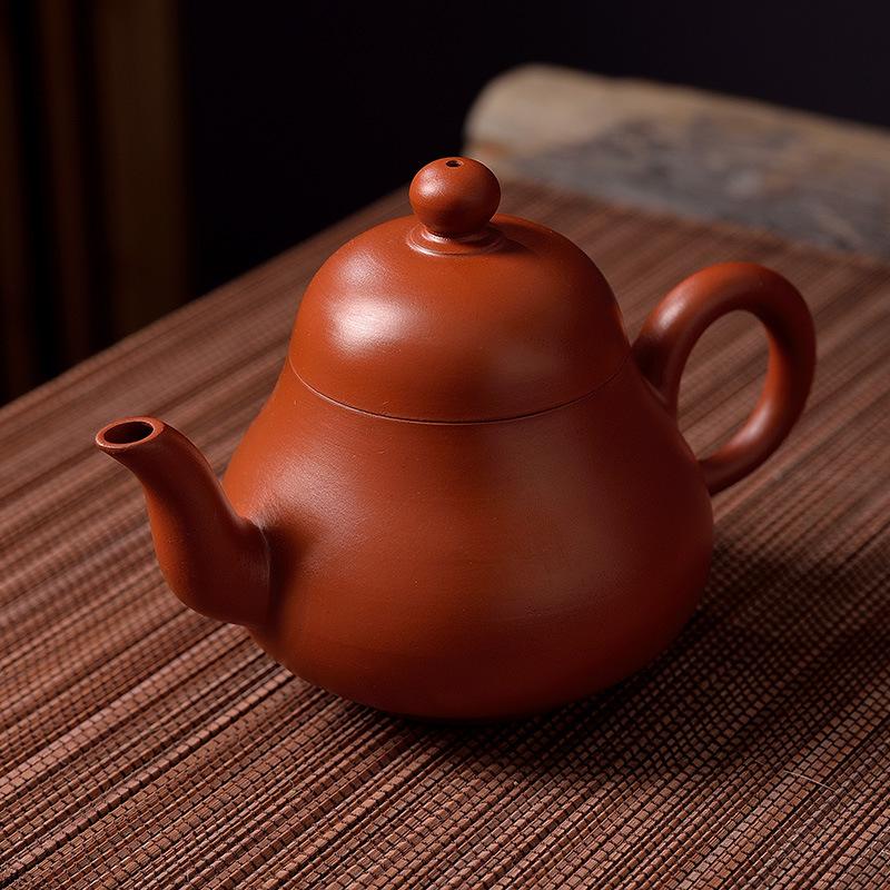 

Ручной работы горшок из чжуской глины, горшок из фиолетовой глины, чайник для кунг-фу, ручная работа, форма Дахунпао, драконье яйцо, грушевидная