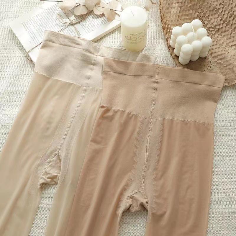 Ultra-Thin Double-Layer Anti-Snag Pantyhose with T-Crotch In Natural Skin Tone