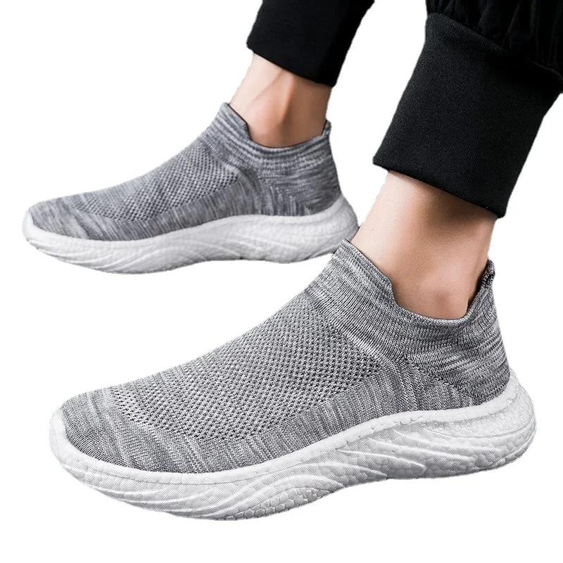 Fashion Men's Walking Tennis Shoes Lightweight Sports Casual Sports Overshoes Lightweight Comfortable Loafers 2024