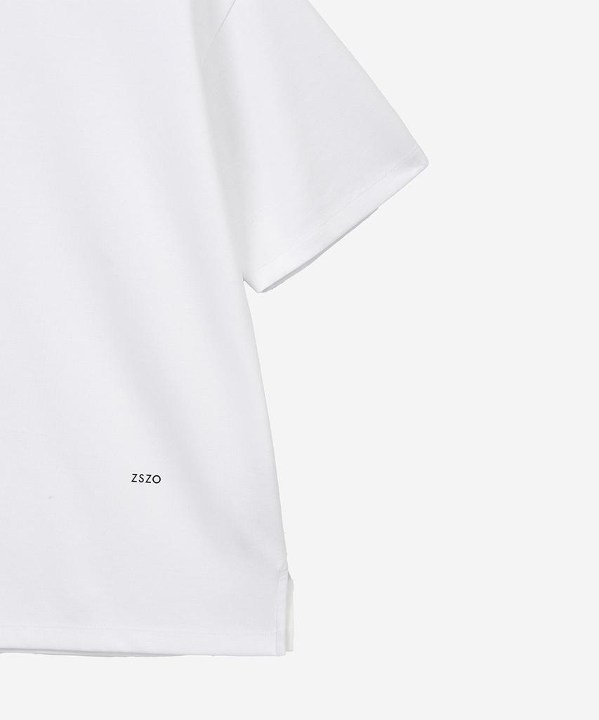 ZIOSONGZIO Zszo Essential T-Shirt White Zi3Ts702Wh
