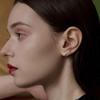 TOU SS026 Triangle Cubic Earrings
