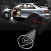 2pcs Car Logo Welcome Light Laser Projector Lamp For Mercedes Benz AMG A B R G Class GLK GLA C200 E200 Car Styling
