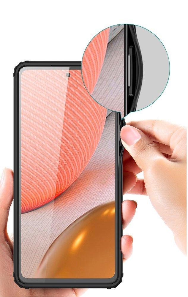 ERBORD AntiDrop Matte Hybrid Case for Samsung Galaxy A72 5G, Black