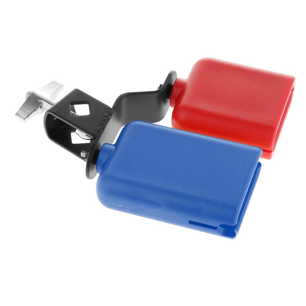 Sound Knocker Drum Part Musical Instrument Cowbell Double Mounted Accessories