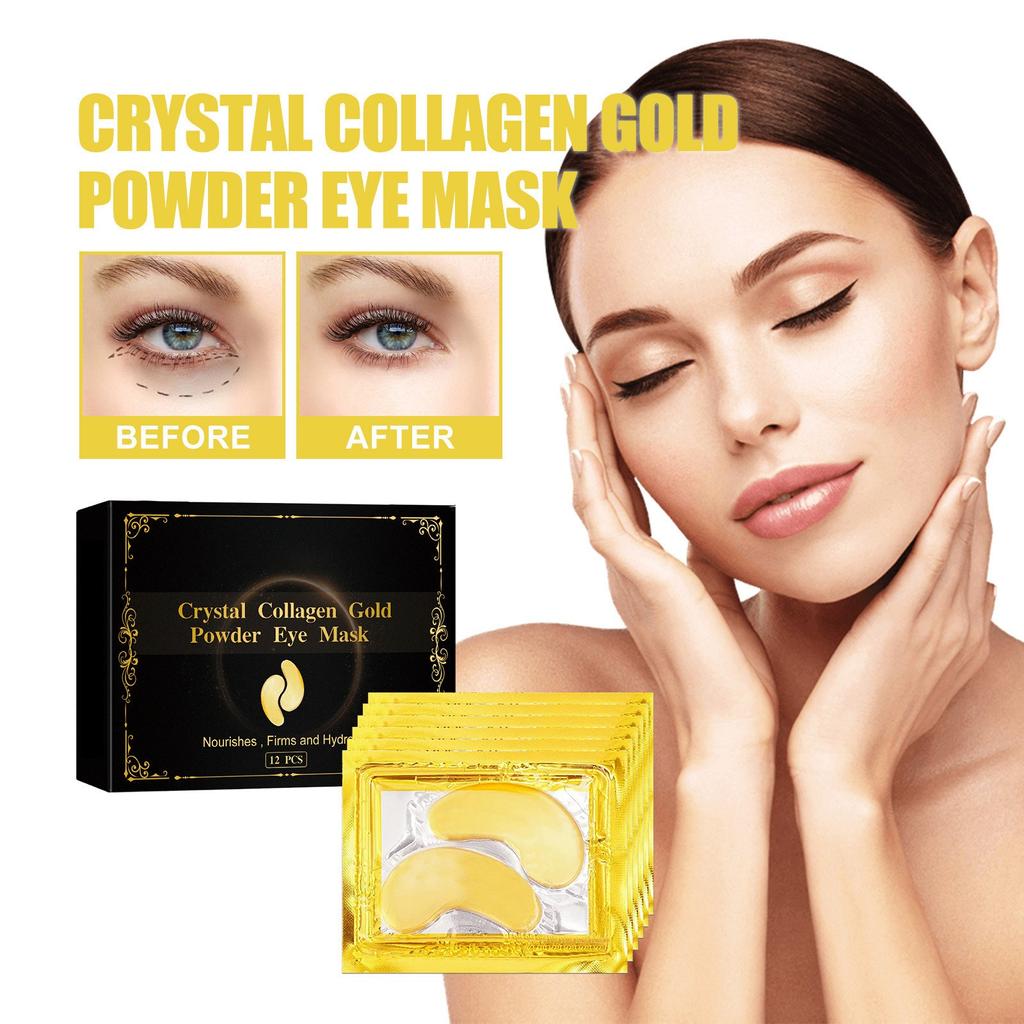 Eye Gel, Eye Gel With Natural Marine Collagen And Hyaluronic To Reduce Eye Puffiness And Dark Circles, AntiAging Eye Gel For Face, 12 Count 10ml