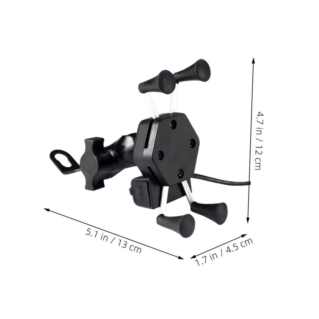 DINHEAROM Multi-function Multi Charging C Bike Bicycle Bracket Cell Phone Holder