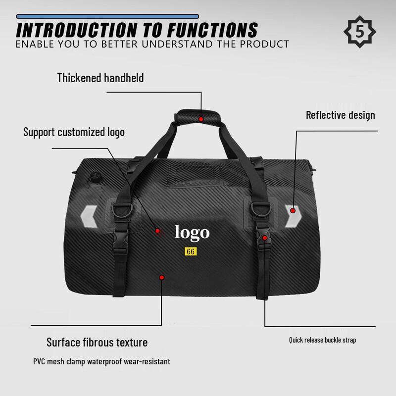 Waterproof PVC Motorcycle Tail Bag