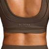 Nike x SKIMS Women's Matte Double Strap Scoop Bra Dark Sepia