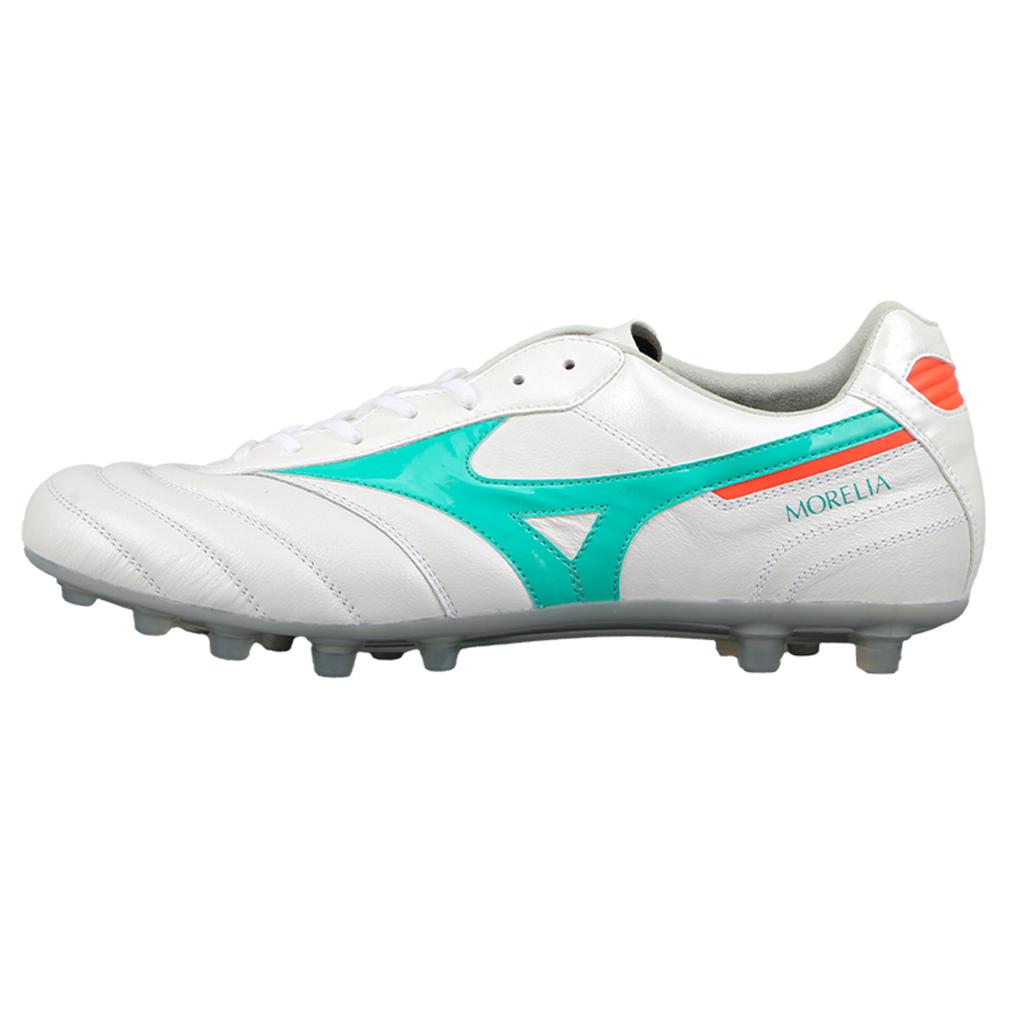 Mizuno MORELIA 2 Soccer Shoes Unisex Low Top White/Blue/Orange P1GA260535