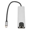 TypeC 6 in 1 Hub MultiFunctional Expansion Dock TypeC to UHd TYPEc HDTvSsrj45