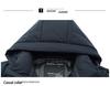 2025 Men's Trendy Hooded White Duck Down Jacket: Warm, High-Quality, and Business Casual Long Winter Coat