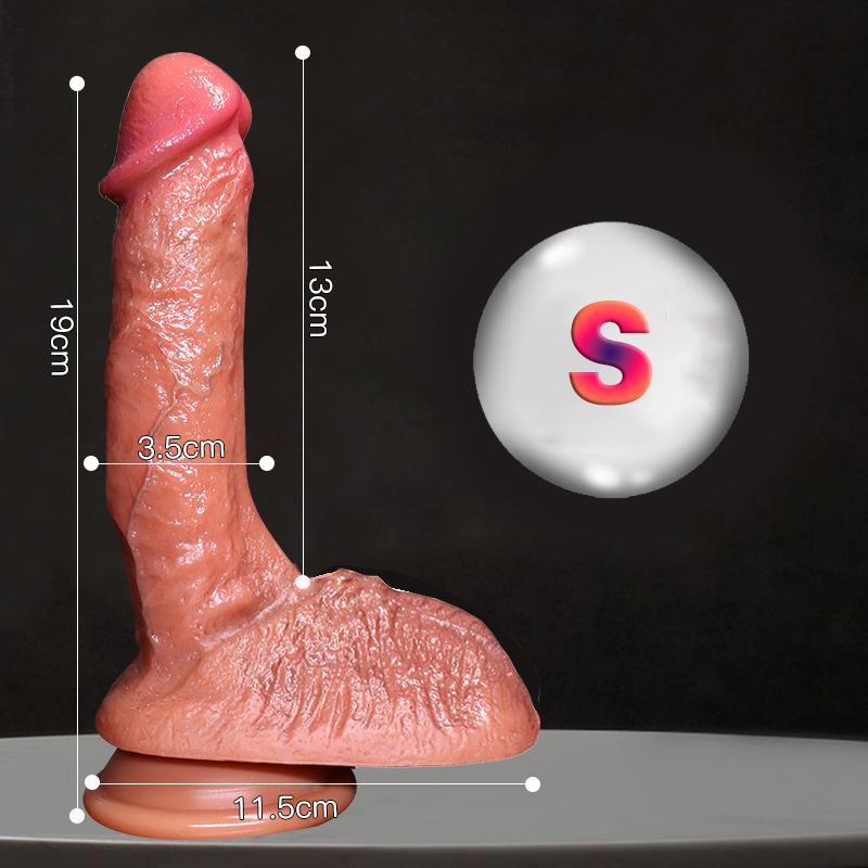 Hammer Doppelte Flüssigkeit Silikon Künstliche Penis Make-Up Weibliche Masturbator Dicke Lange Urlaub Penis Erwachsene Sexuelle Lieferungen