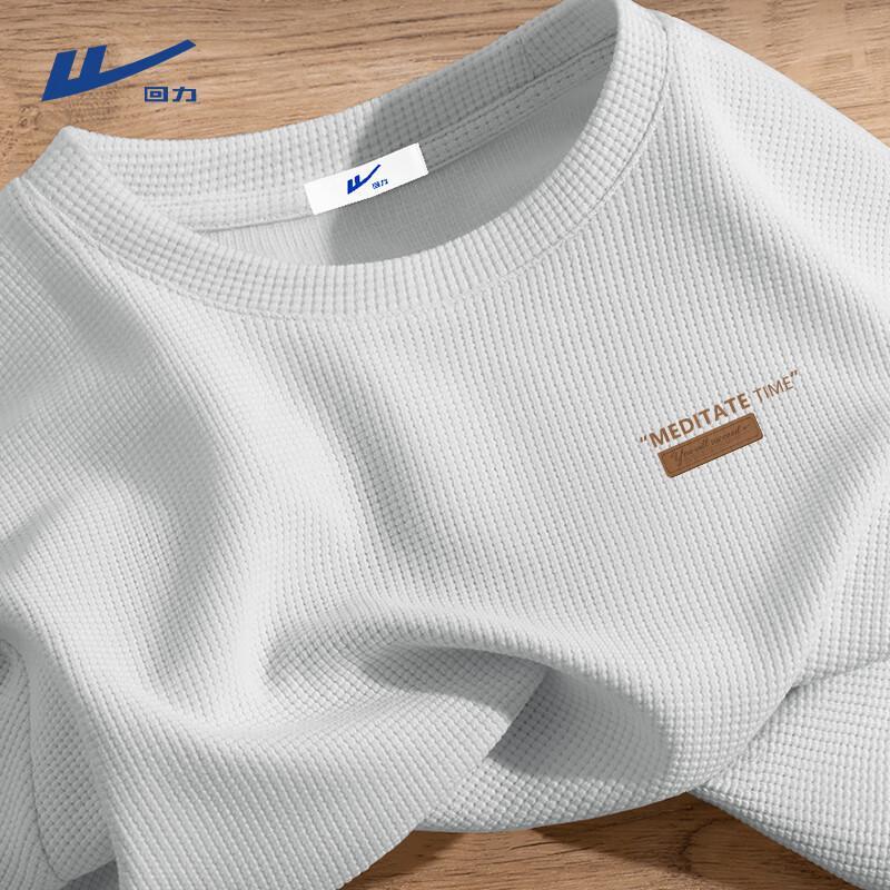 

Warrior Men s Casual Waffle Knit Long-Sleeve T-shirt L