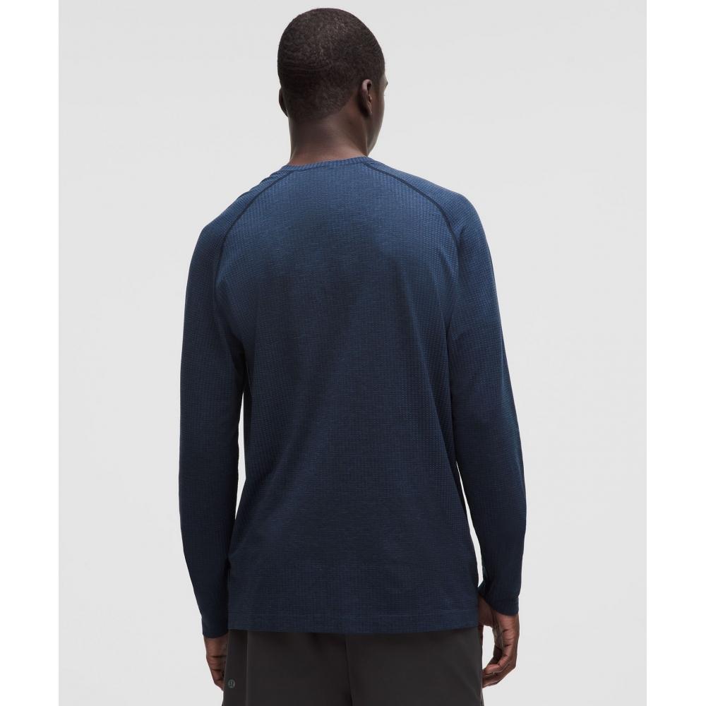 Lululemon Metal Vent Tech Long Sleeve Shirt Mineral Blue True Navy