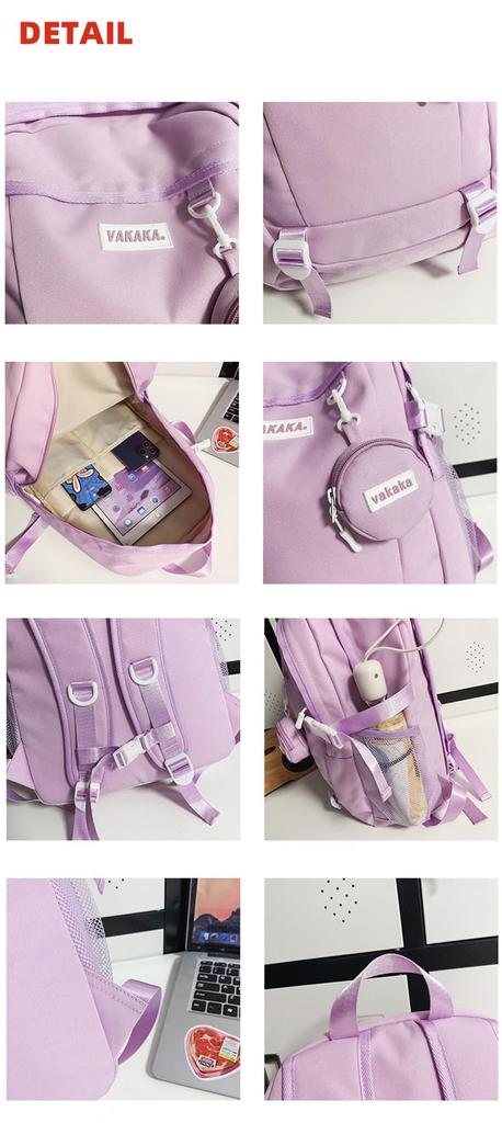 Large School High School Men and Junior High School Business Travel [ZESU] Women's Backpack, Capacity, Rucksack, Korean, Students, Commuting, Men's