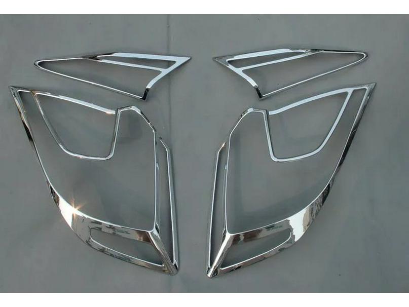 16-piece Set for 10th Gen Honda Civic: Taillight Covers, Front & Rear Fog Light Frames