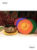 Handmade Ethnic Cloth Mat for Singing Bowls and Yoga, Maitreya Design.