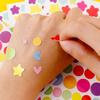 6 Sheets Colorful Stickers Pack Mini Star Heart Dots Self-adhesive Paper Marker Notes Decoration for Diary Album Reward