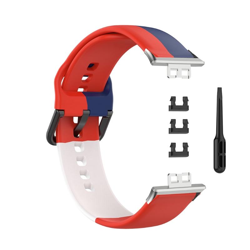 

Quick Release Smartwatch Loop-Anti-scratch Soft Wristband Fashionable Bracelet Suitable for Watch Fit Comfortable Strap 1 червоний/синій