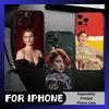 Actor Beatuy-J-Jessie B-Buckley-y  Phone Case For iPhone17,16,15,14,13,12 Plus,Max Soft Silicone Black Cover