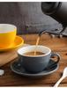 300ml Großes Keramik Cappuccino & Latte Kaffeetassenset - Eierblumen-Design