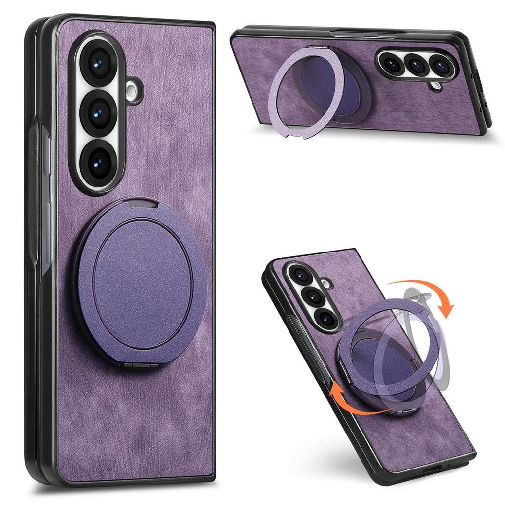Skórzany portfel etui Galaxy Z Fold6 z miejscem na karty dla Samsung Z Fold7 - Wielofunkcyjne składane etui ochronne