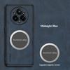 Leder Metall Magnetisch Auto Halter Hülle Für Realme 14 Pro Plus 13 12 C75 C65 NOE7 GT7 Pro 5G PU+TPU Retro Schutz Hülle