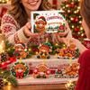 Christmas Ornaments Kit, 6 Pack Acrylic 2D Flat Pendant DIY Set, Box for Christmas Decoration