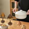 Tree-Shaped Coasters Wooden Trivet Mat Heat Resistant Coaster Multifunctional Pot Holder Kitchen Festive Ornament