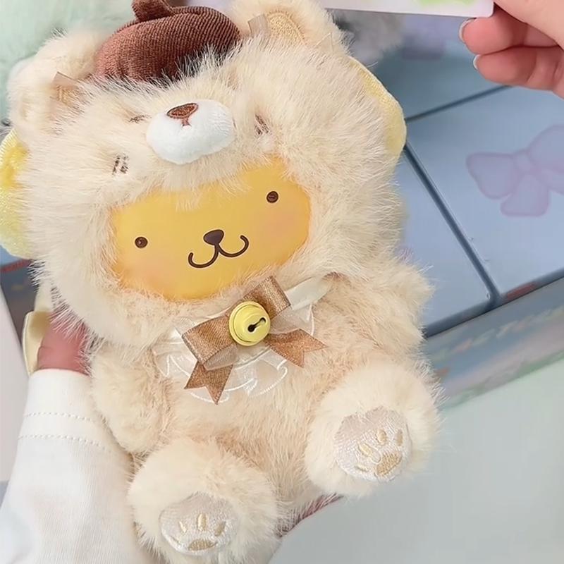San rio Doll Characters Fox Island Blind Box Cinnamoroll Vinly Plush Pendants Surprise Box My Melody Anime Doll Mystery Bag Toy