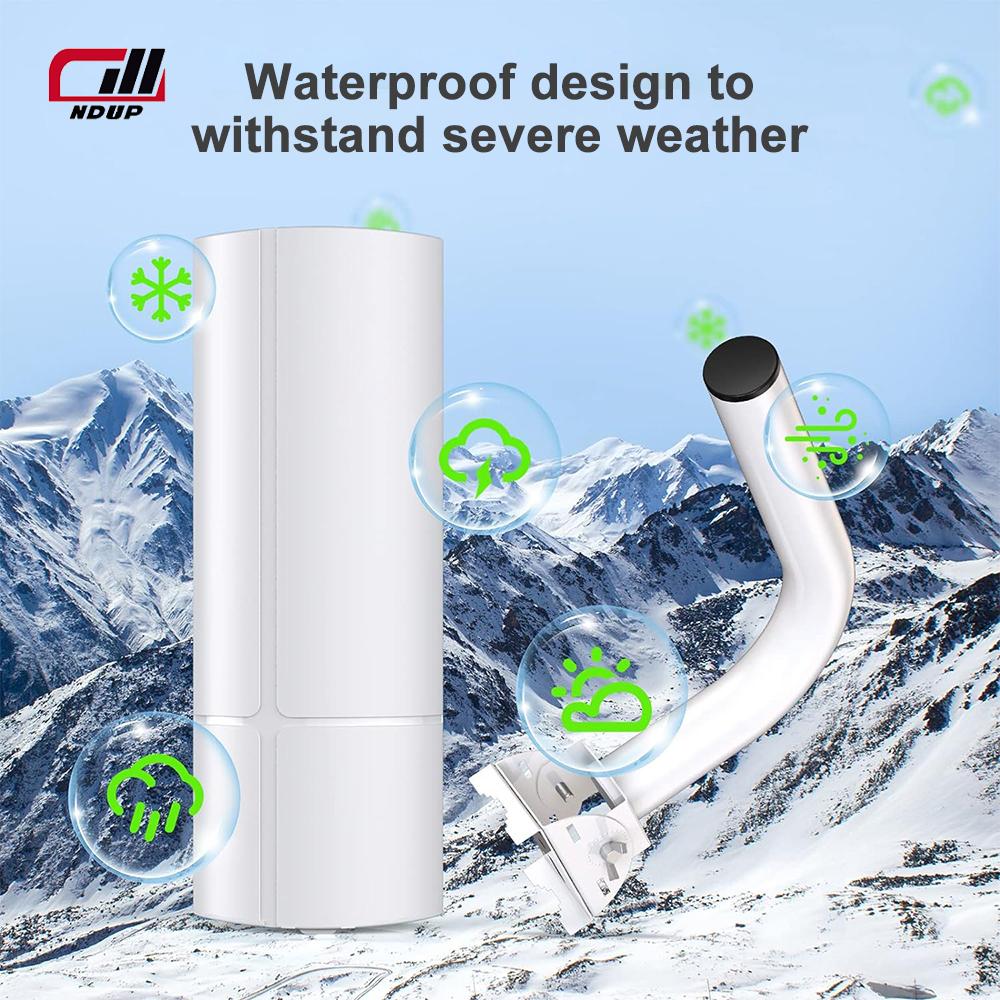 NDUP High-Speed Gigabit Wireless CPE AdaLov 5.8G 3KM, Punkt-zu-Punkt & Multipoint-Unterstützung, 100/1000Mbps Ports mit 16dBi Antenne