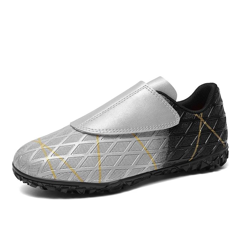 Boys And Girl's Soccer Shoes Men Cleats Comfortable Breathable Non Slip Outdoor Match Training Sport Football Boots Long Spikes