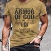 Men's Fashion 3D Printed Men's T-shirt Round Neck Short Sleeve, Trendy Street Wear