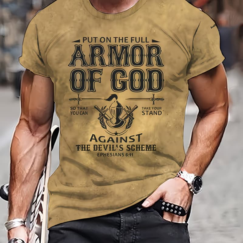 

Men s fashion 3D printed men s T-shirt round neck short sleeve, trendy street wear S