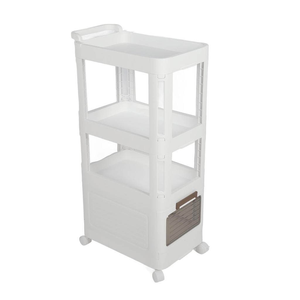 Cărucior de depozitare cu roți, multifuncțional, de mare capacitate, portabil, cărucior utilitar mobil pentru