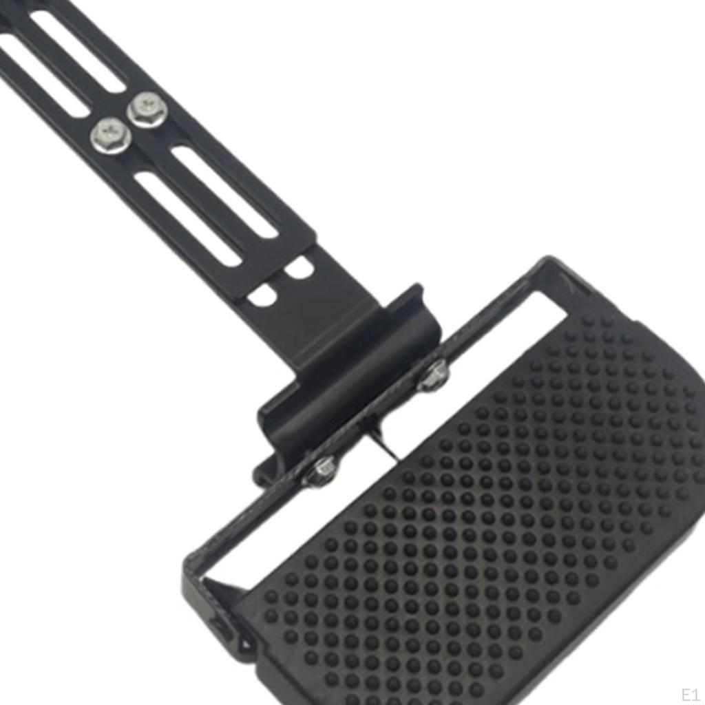 Electric Bike Front Footrest Foot Rest Expandable Accessories Easy to Install Modification