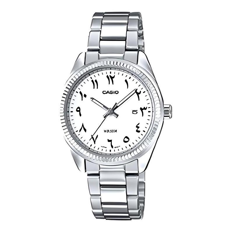 Casio STANDARD series STANDARD series silver fashion watch Japanese and Korean watch quartz movement stainless steel strap Japanese and LTP-1302D-7B3 серебряный