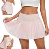 High Waist Pleated Sports Skirt: Yoga, Running, Badminton, Tennis - Anti-Exposure, One-Piece Short Skirt