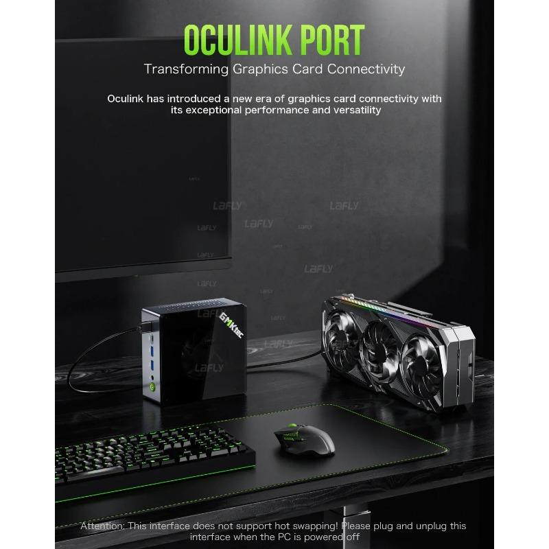 GMKtec M7 MiniPC AMD Ryzen7 PRO 6850H DDR5 4800MHz NUCBOX Windows11 Pro WiFi6 USB4.0 Pcie 3.0 NVMe Oculink Ordinateur de jeu de bureau