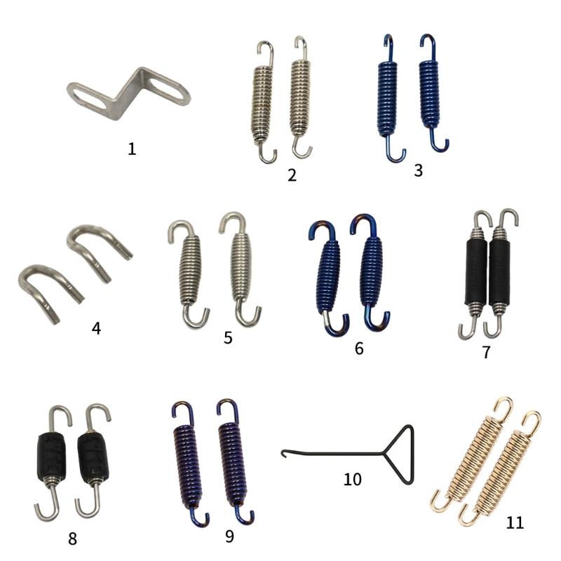 Motorcycles Exhaust Spring Hooks Exhaust Spring Stainless Steel Spring Bracket for Muffler Pipe Modified