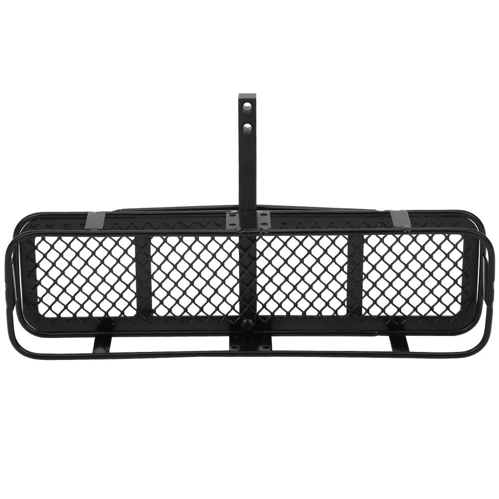 Luggage Carrier for RC Roof Model Truck Luggage Compatible with Axial Traxxas and Scale RC Crawler Cars Hitch-Mounted Racks, Cargo, Basket,
