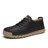 Fashion Lightweight Men's Casual Leather Shoes Comfortable Walking Shoes Suitable for Daily Wear Hiking Shoes Treking Footwear Sneakers