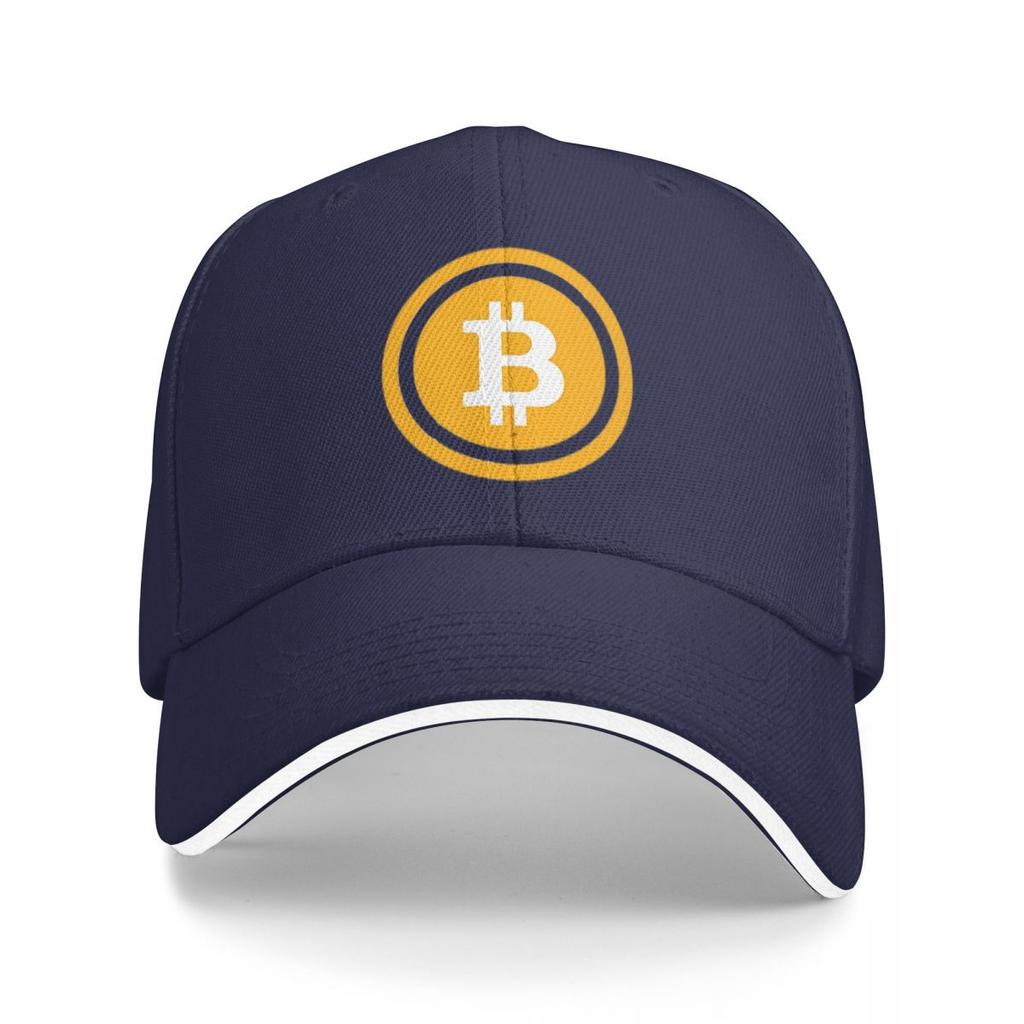Unisex Baseball Hats Bitcoin Icon Cryptocurrency Art Outdoor Streetwear Summer Sports Baseball Caps Hip Hop Cap Casquette Hats