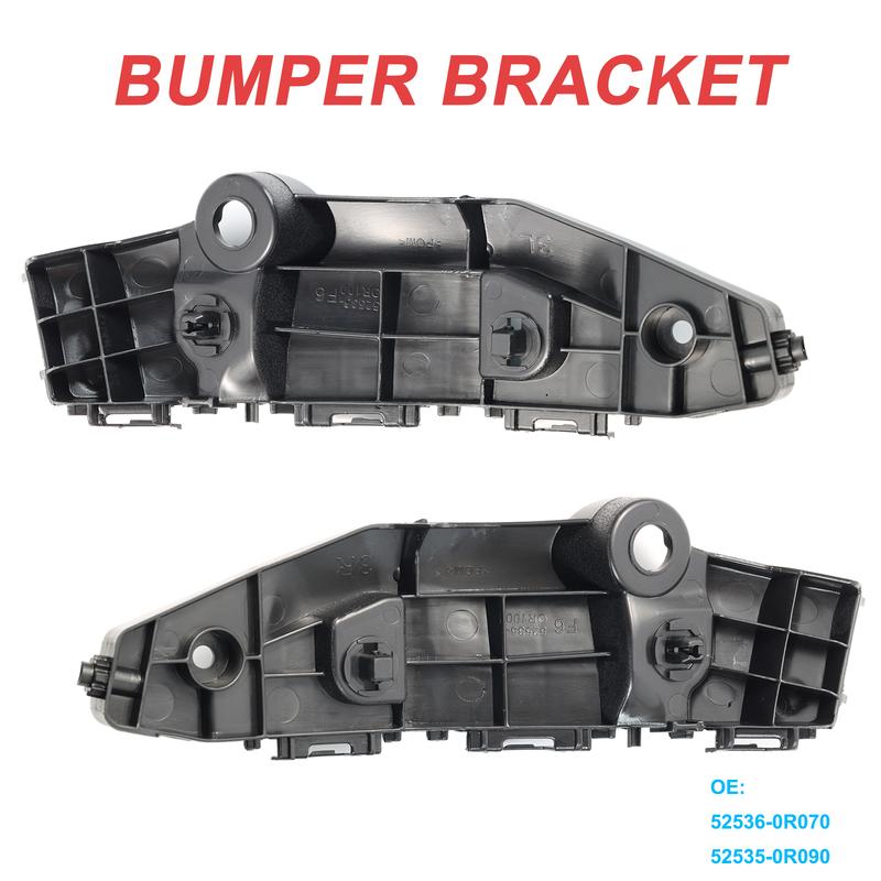 Пара Передний Левый Правый Кронштейн Крепления Направляющей Бампера Фиксатор Решетки Для Toyota Rav4 52536-0R070 52535-0R090