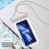 Clamshell Touch Screen Waterproof Phone Bag TPU Transparent Phone Diving Case Hanging Neck Phone Waterproof Protective Cover