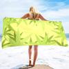 Bamboo Print Oversized Sand Free Beach Towel Women Summer Quick Dry Beach Towel Mens Microfiber Lightweight Travel Beach Towel